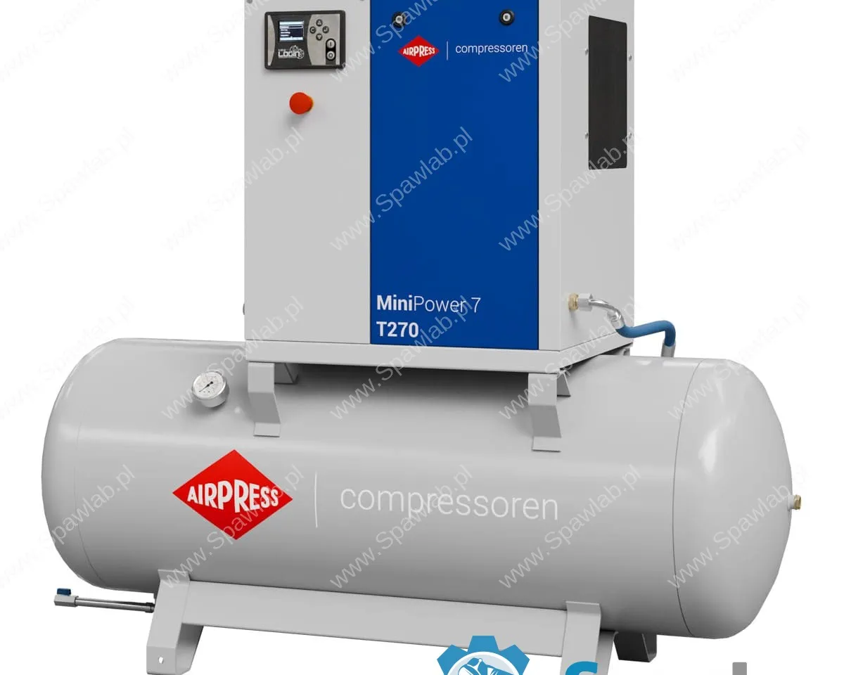 Airpress Kompresor śrubowy MiniPower 7 T270 | 7.5 KM / 5.5 kW | 650 L/min | 270 L, zdjęcie 2
