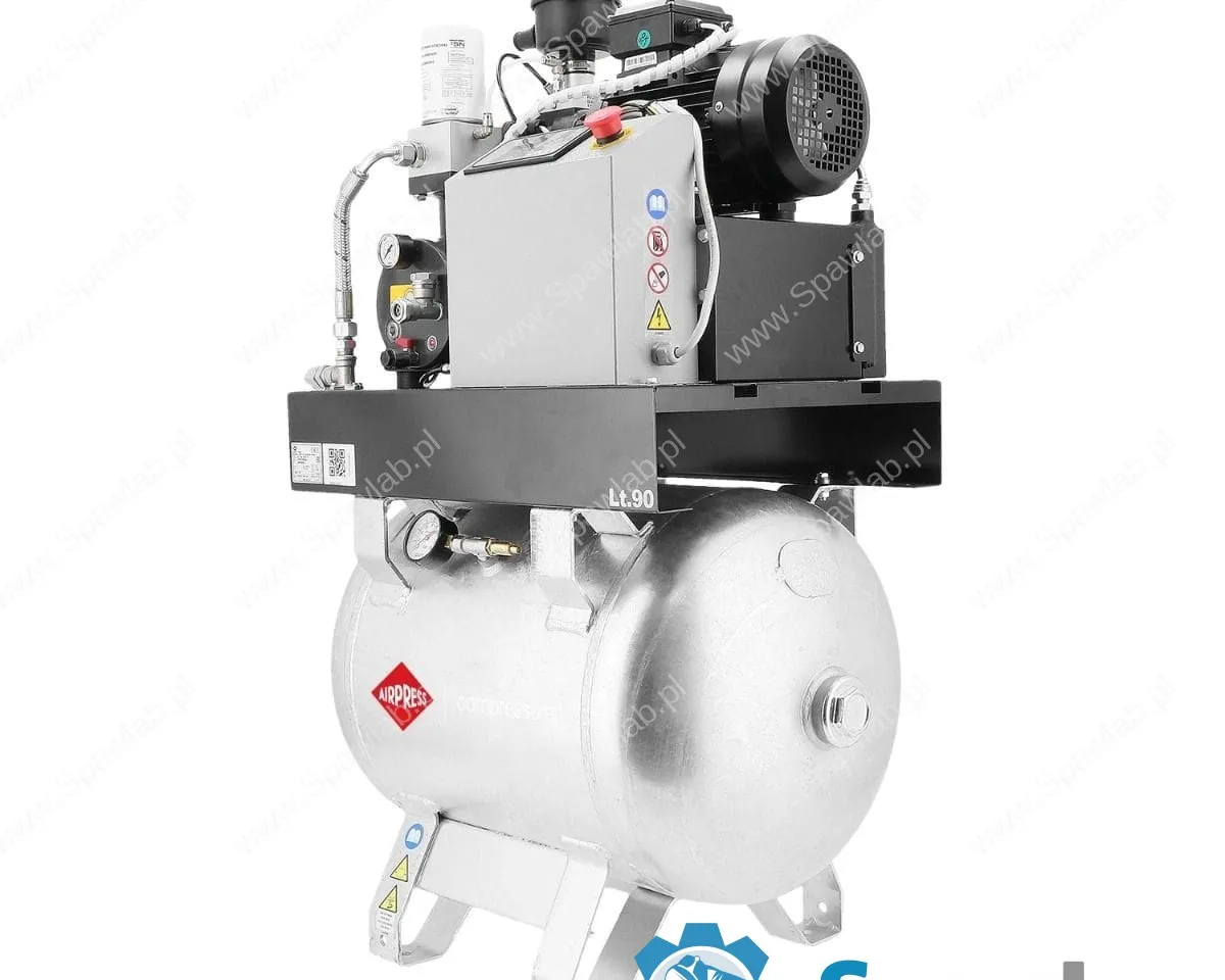 Airpress Kompresor śrubowy MiniPower Compact 3 TG90 | 3 KM / 2.2 kW | 261 l/min | 90 L galwanizowany | 400V, zdjęcie 9