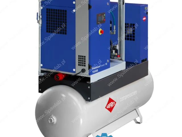 Airpress Kompresor śrubowy PremiumPower 10 TD500 | 10 KM / 7,5 kW | 328 - 1277 l/min | 500 l