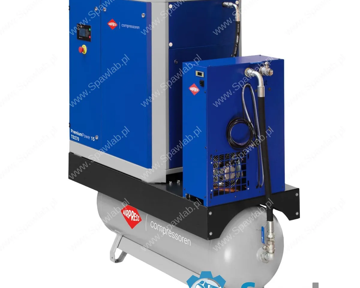 Airpress Kompresor śrubowy PremiumPower 15 TD270 | 15 KM / 11 kW | 544-1701 l/min | 270 l, zdjęcie 2
