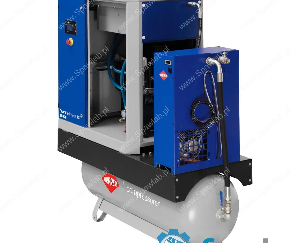 Airpress Kompresor śrubowy PremiumPower 15 TD270 | 15 KM / 11 kW | 544-1701 l/min | 270 l, zdjęcie 3