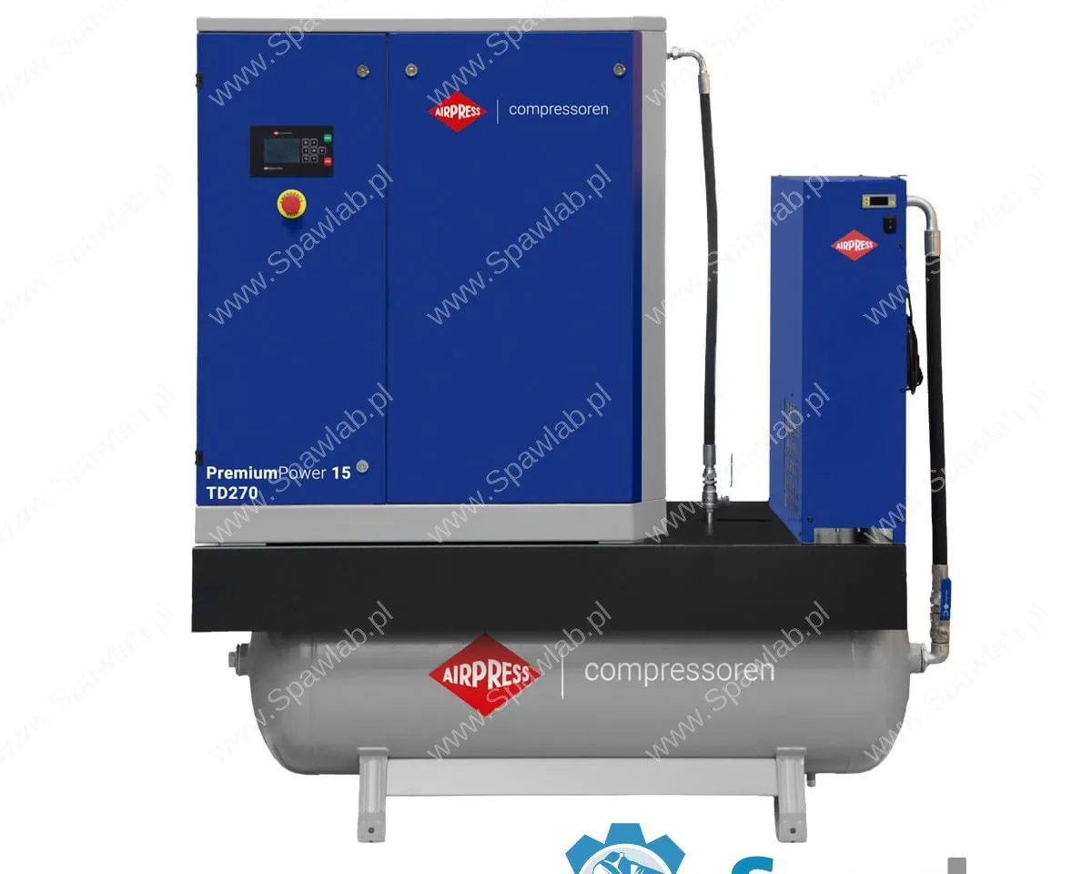 Airpress Kompresor śrubowy PremiumPower 15 TD270 | 15 KM / 11 kW | 544-1701 l/min | 270 l, zdjęcie 4