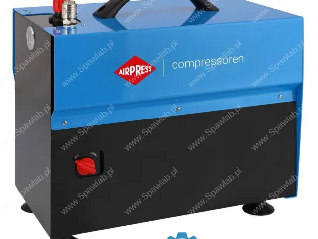Airpress Mały kompresor bezolejowy dwutłokowy L 5-210 10 bar 0.75 KM/0.55 kW 168 l/min 5 l cichy