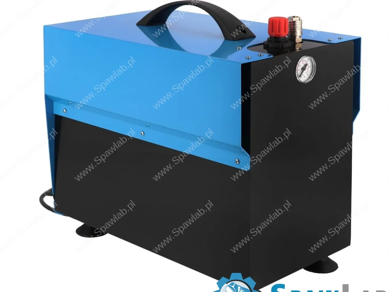 Airpress Mały kompresor bezolejowy dwutłokowy L 5-210 10 bar 0.75 KM/0.55 kW 168 l/min 5 l cichy, zdjęcie 5