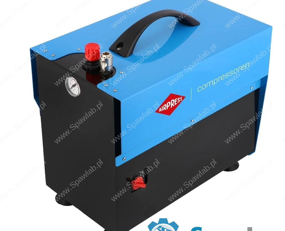 Airpress Mały kompresor bezolejowy dwutłokowy L 5-210 10 bar 0.75 KM/0.55 kW 168 l/min 5 l cichy, zdjęcie 6