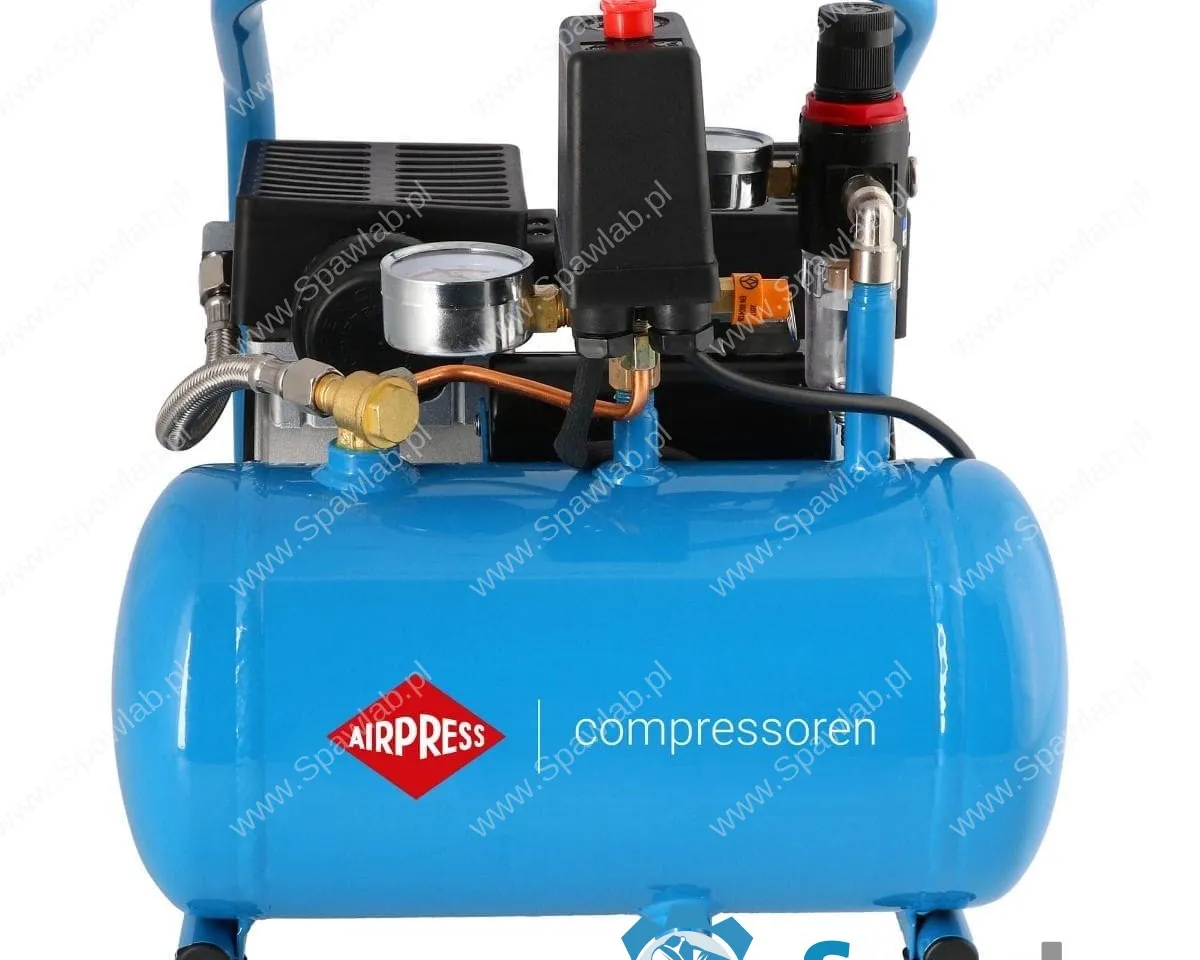 Airpress Mały kompresor bezolejowy dwutłokowy L 6-95 8 bar 0.71 KM/0.52 kW 48 l/min 5 l cichy