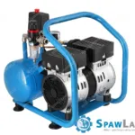 Airpress Mały kompresor bezolejowy dwutłokowy L 6-95 8 bar 0.71 KM/0.52 kW 48 l/min 5 l cichy, zdjęcie 4