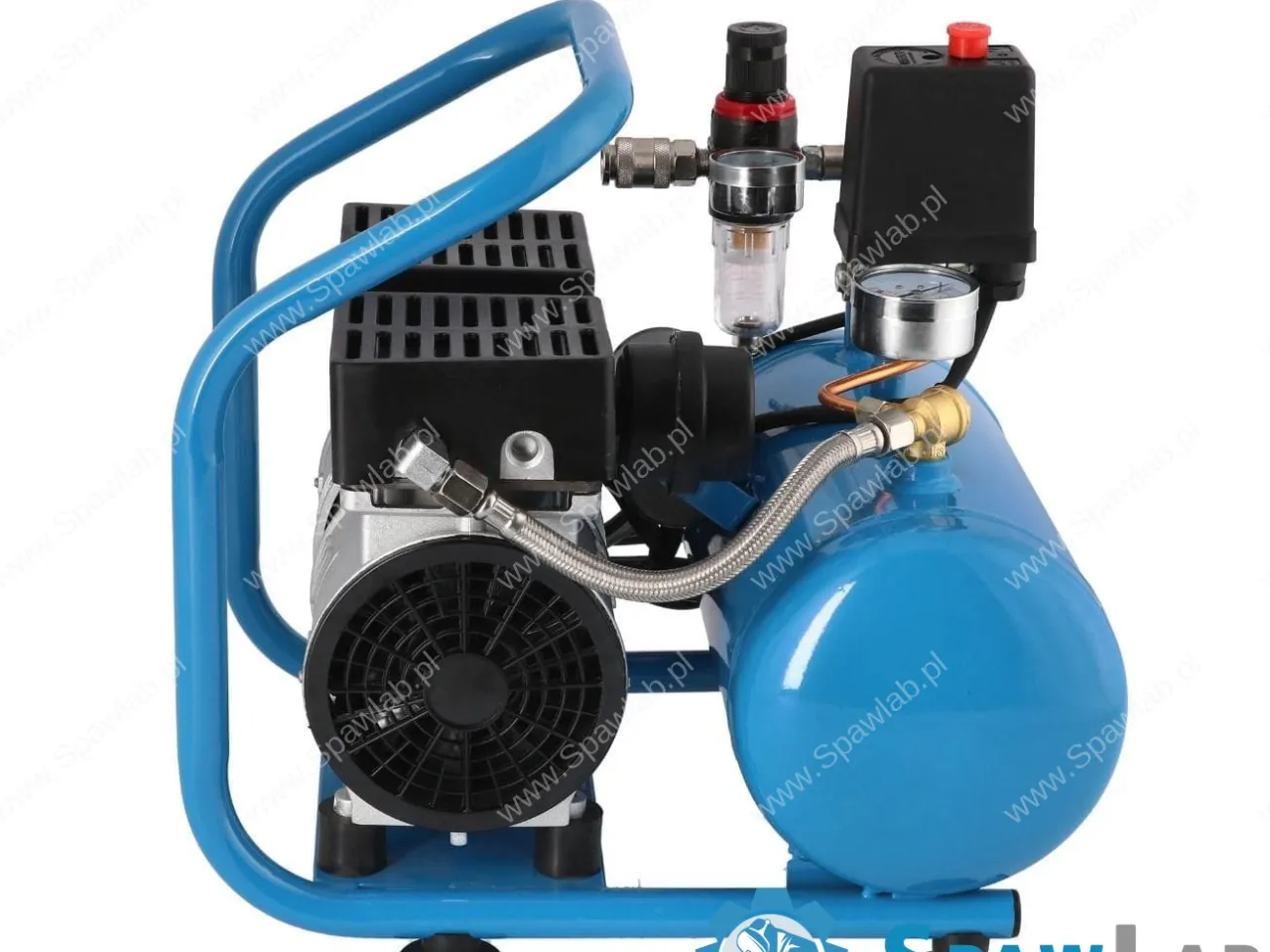 Airpress Mały kompresor bezolejowy dwutłokowy L 6-95 8 bar 0.71 KM/0.52 kW 48 l/min 5 l cichy, zdjęcie 6