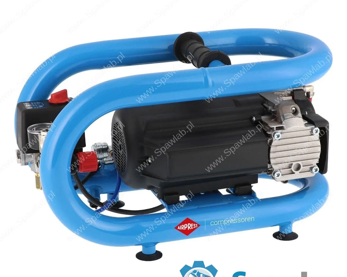 Airpress Mały kompresor bezolejowy dwutłokowy LMO 3-210 10 bar 0.7 KM/0.5 kW 125 l/min 3 l cichy