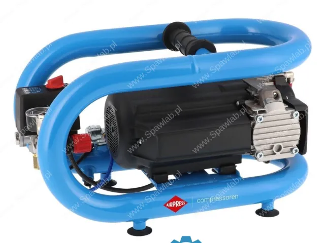 Airpress Mały kompresor bezolejowy dwutłokowy LMO 3-210 10 bar 0.7 KM/0.5 kW 125 l/min 3 l cichy