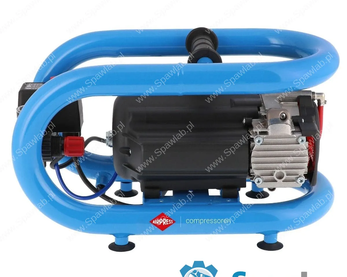 Airpress Mały kompresor bezolejowy dwutłokowy LMO 3-210 10 bar 0.7 KM/0.5 kW 125 l/min 3 l cichy, zdjęcie 2