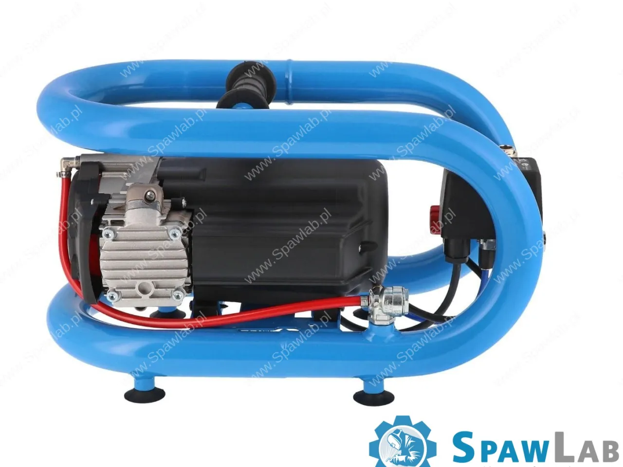 Airpress Mały kompresor bezolejowy dwutłokowy LMO 3-210 10 bar 0.7 KM/0.5 kW 125 l/min 3 l cichy, zdjęcie 6