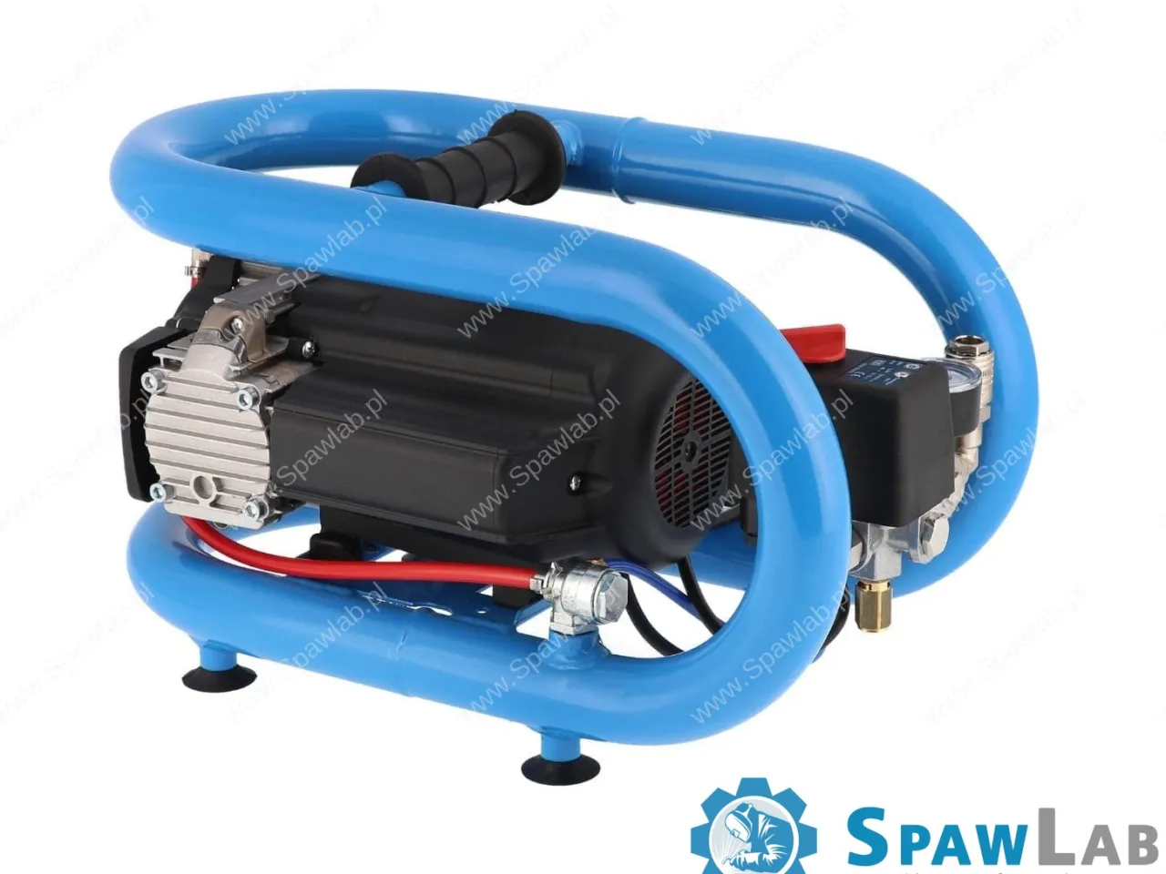 Airpress Mały kompresor bezolejowy dwutłokowy LMO 3-210 10 bar 0.7 KM/0.5 kW 125 l/min 3 l cichy, zdjęcie 7