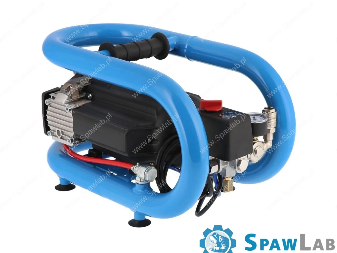 Airpress Mały kompresor bezolejowy dwutłokowy LMO 3-210 10 bar 0.7 KM/0.5 kW 125 l/min 3 l cichy, zdjęcie 8