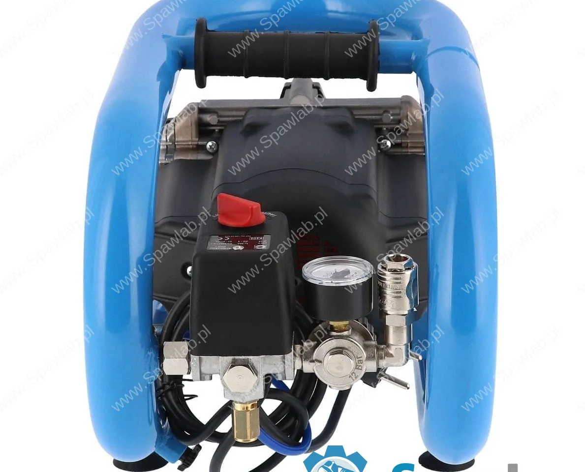 Airpress Mały kompresor bezolejowy dwutłokowy LMO 3-210 10 bar 0.7 KM/0.5 kW 125 l/min 3 l cichy, zdjęcie 9