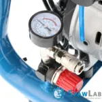 Airpress Mały kompresor bezolejowy dwutłokowy LMO 4-170 10 bar 1.5 KM/1.1 kW 90 l/min 4 l cichy, zdjęcie 10