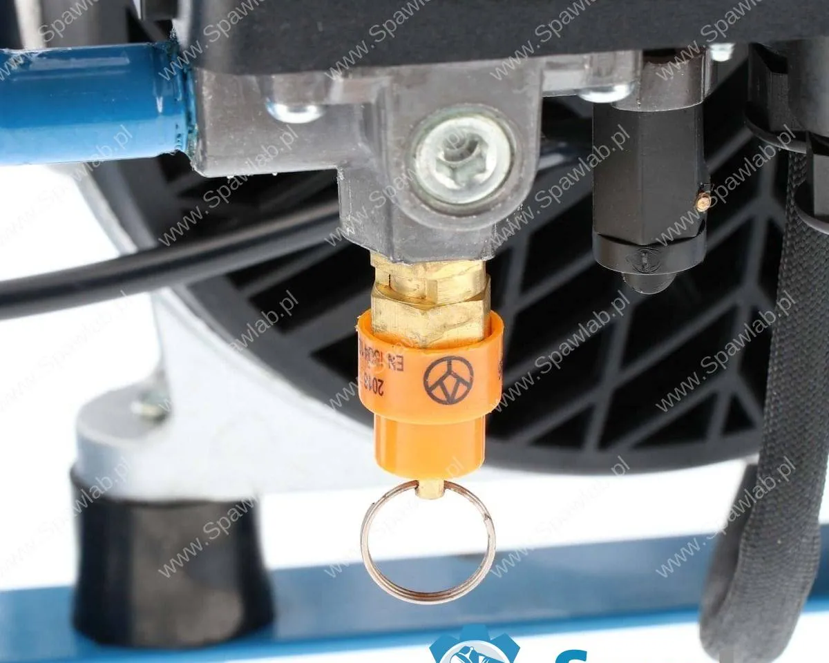 Airpress Mały kompresor bezolejowy dwutłokowy LMO 4-170 10 bar 1.5 KM/1.1 kW 90 l/min 4 l cichy, zdjęcie 12