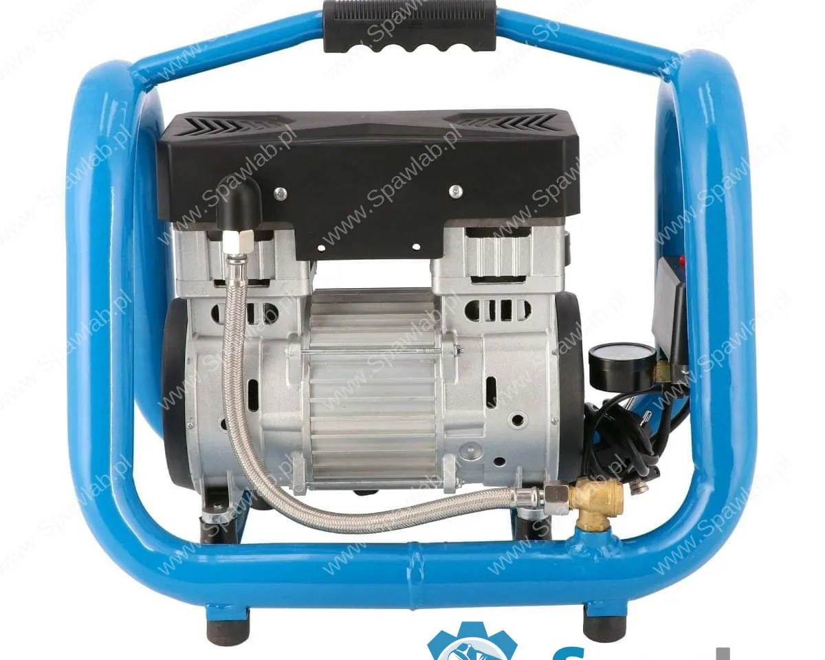 Airpress Mały kompresor bezolejowy dwutłokowy LMO 4-170 10 bar 1.5 KM/1.1 kW 90 l/min 4 l cichy, zdjęcie 5
