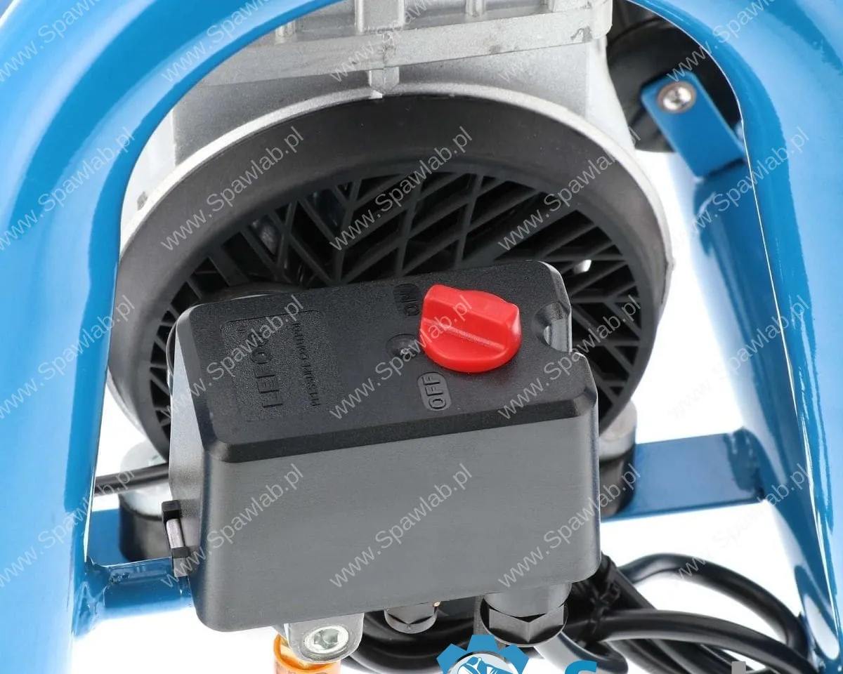 Airpress Mały kompresor bezolejowy dwutłokowy LMO 4-170 10 bar 1.5 KM/1.1 kW 90 l/min 4 l cichy, zdjęcie 8