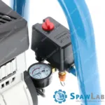 Airpress Mały kompresor bezolejowy dwutłokowy LMO 4-170 10 bar 1.5 KM/1.1 kW 90 l/min 4 l cichy, zdjęcie 9
