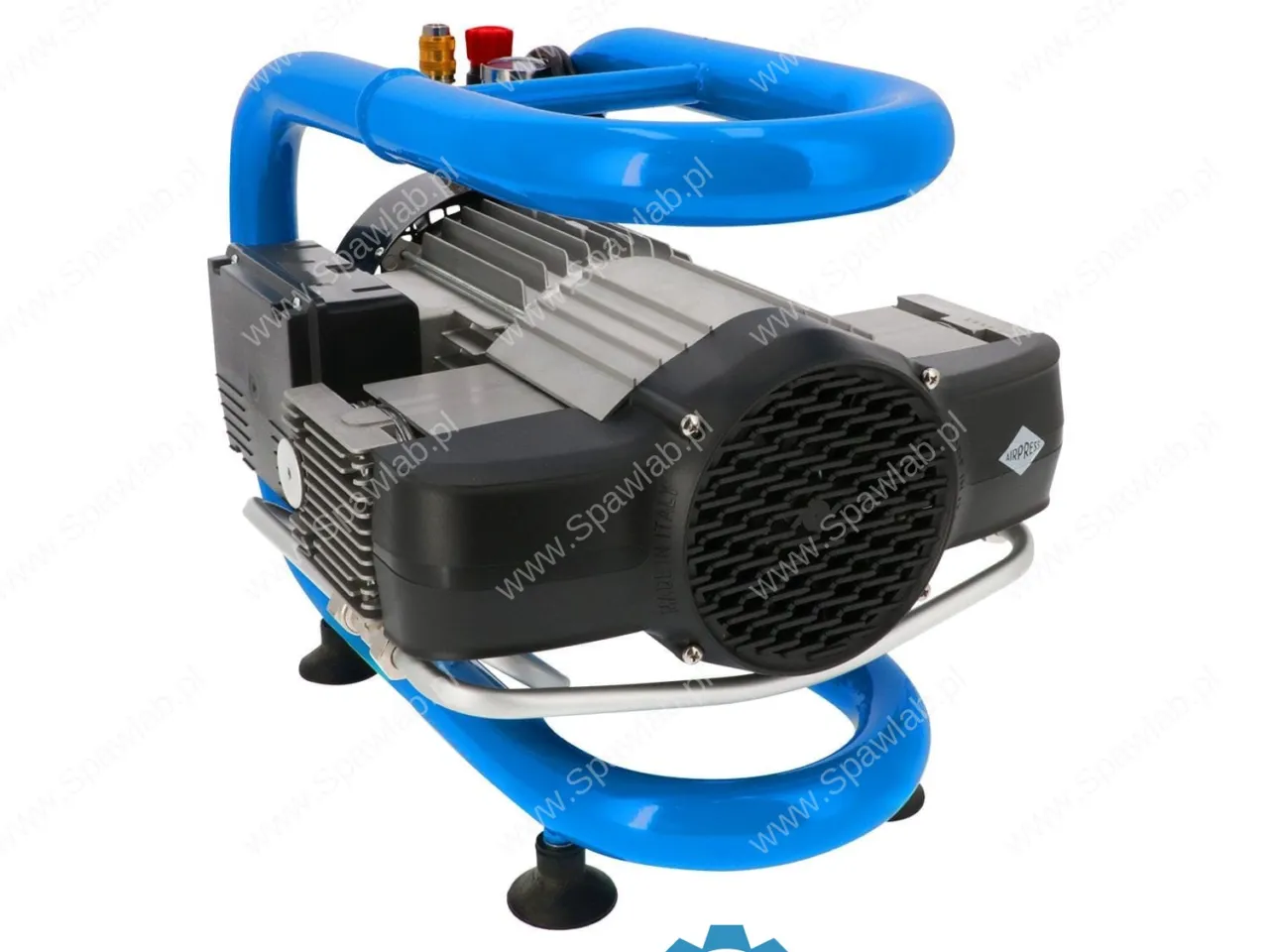 Airpress Mały kompresor bezolejowy dwutłokowy LMO 4-300 10 bar 2 KM/1.5 kW 230 l/min 4 l, zdjęcie 2