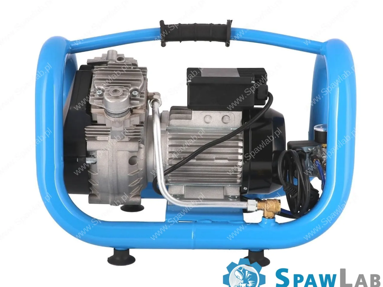 Airpress Mały kompresor bezolejowy dwutłokowy LMO 5-240 10 bar 1.5 KM/1.1 kW 192 l/min 5 l cichy, zdjęcie 5