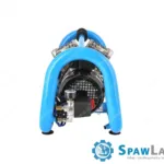 Airpress Mały kompresor bezolejowy dwutłokowy LMO 5-380 10 bar 2 KM/1.5 kW 304 l/min 5 l cichy, zdjęcie 7