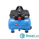 Airpress Mały kompresor bezolejowy dwutłokowy LMO 6-126 8 bar 1 KM/0.75 kW 88 l/min 6 l cichy, zdjęcie 7