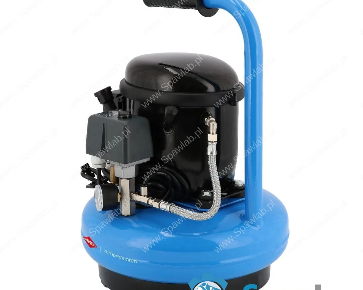 Airpress Mały kompresor dwutłokowy L 6-45 8 bar 0.3 KM/0.2 kW 18.5 l/min 6 l cichy