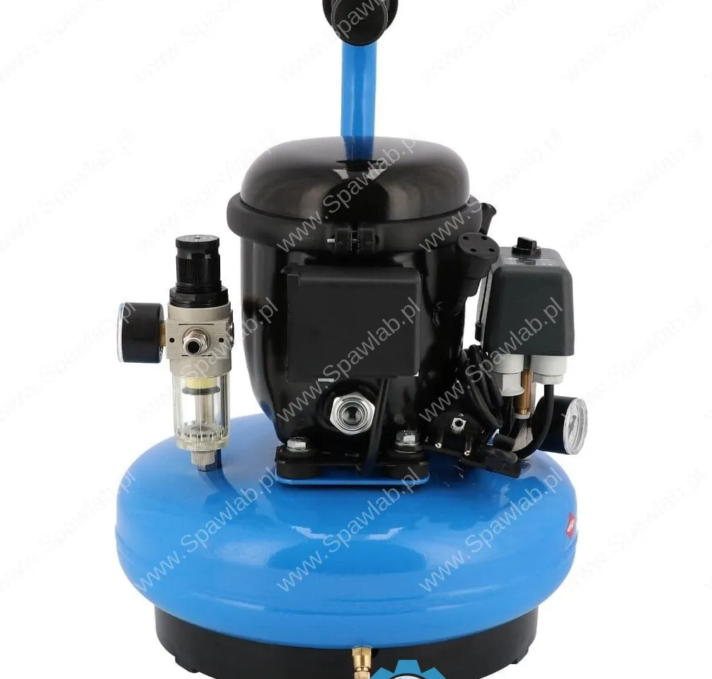 Airpress Mały kompresor dwutłokowy L 6-45 8 bar 0.3 KM/0.2 kW 18.5 l/min 6 l cichy, zdjęcie 6