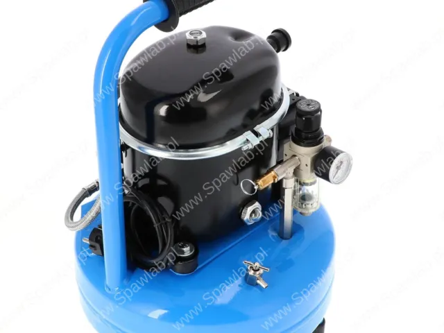 Airpress Mały kompresor dwutłokowy L 9-75 8 bar 0.5 KM/0.37 kW 37 l/min 9 l cichy
