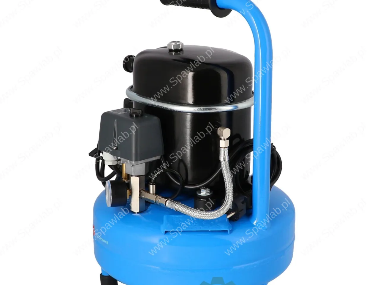 Airpress Mały kompresor dwutłokowy L 9-75 8 bar 0.5 KM/0.37 kW 37 l/min 9 l cichy, zdjęcie 9