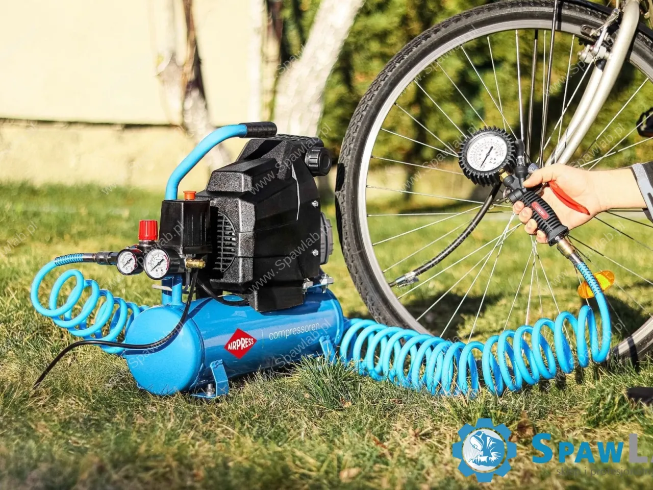 Airpress Mały kompresor H 185-6 8 bar 1.5 KM/1.1 kW 82.3 l/min 6 l, zdjęcie 8