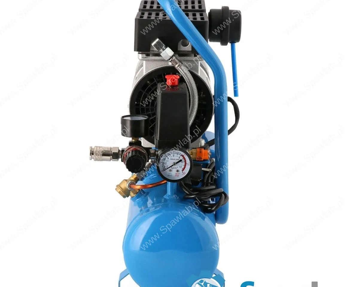 Airpress Mały kompresor L 6-105 8 bar + zestaw z pistoletem do przedmuchu i wężem pneumatycznym, zdjęcie 4