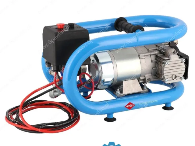 Airpress Mały kompresor samochodowy 12V LMO 3-190 8 bar 0.7 KM/0.5 kW 152 l/min 3 l bezolejowy dwutłokowy