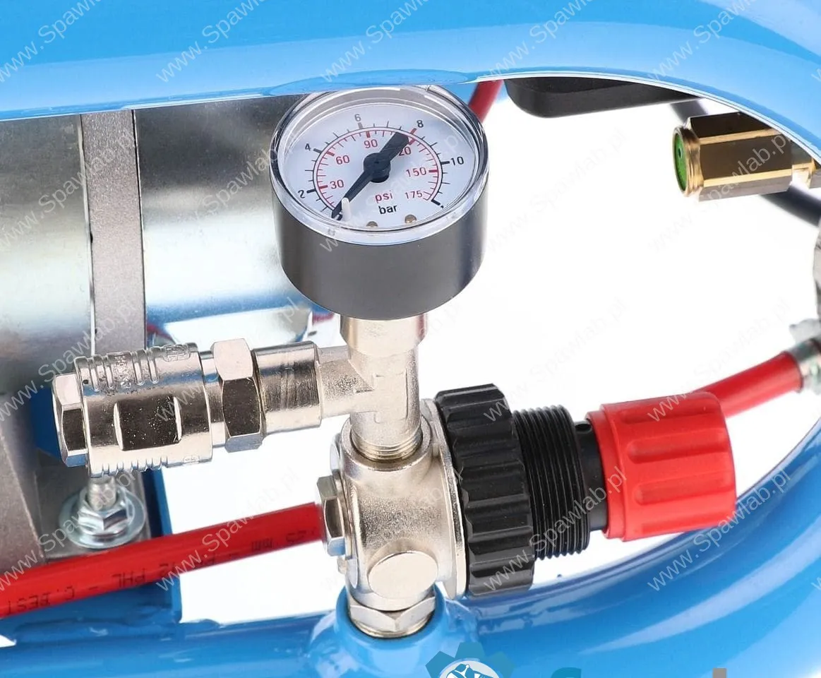 Airpress Mały kompresor samochodowy 12V LMO 3-190 8 bar 0.7 KM/0.5 kW 152 l/min 3 l bezolejowy dwutłokowy, zdjęcie 11