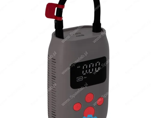Airpress Mini kompresor LMO 25 z power bankiem i latarką 8 bar 25 l/min 4000 mAh 5V