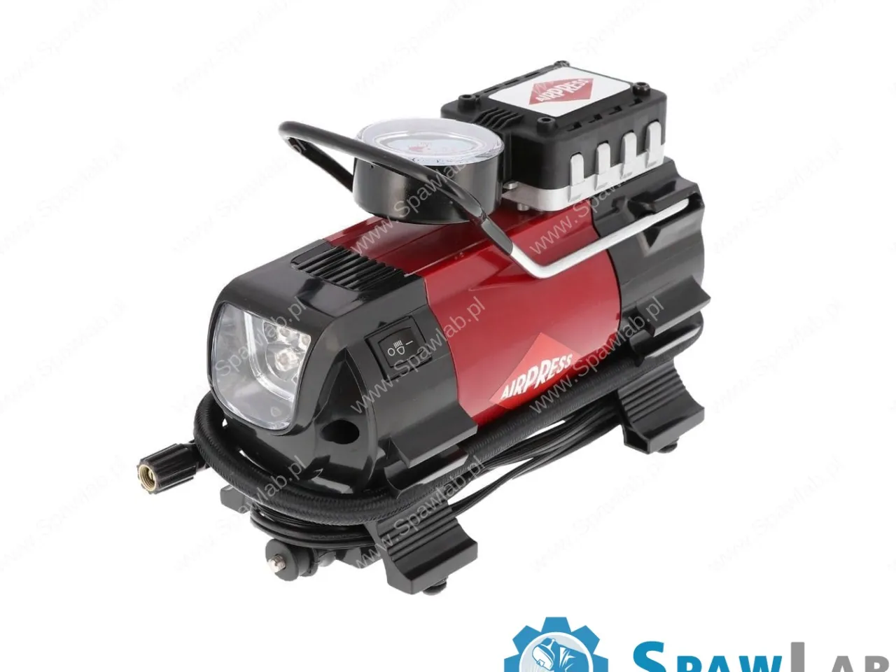 Airpress Mini kompresor samochodowy 12V 7 bar 0.19 KM/0.14 kW 27 l/min bezolejowy | bezzbiornikowy