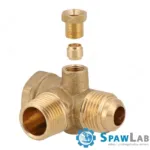 Airpress Zawór zwrotny do kompresora 1/2" x 1/2" - kątowy, zdjęcie 2