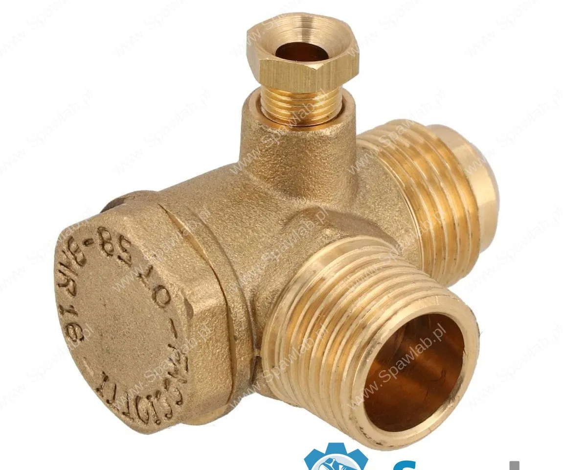 Airpress Zawór zwrotny do kompresora 1/2" x 1/2" - kątowy, zdjęcie 6