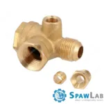 Airpress Zawór zwrotny do kompresora 3/8" x 3/8" x 1/8" - kątowy, zdjęcie 2