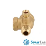 Airpress Zawór zwrotny do kompresora 3/8" x 3/8" x 1/8" - kątowy, zdjęcie 4