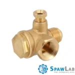 Airpress Zawór zwrotny do kompresora 3/8" x 3/8" x 1/8" - kątowy, zdjęcie 6
