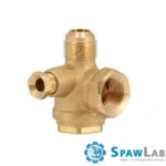 Airpress Zawór zwrotny do kompresora 3/8" x 3/8" x 1/8" - kątowy, zdjęcie 7