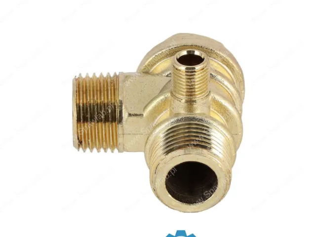 Airpress Zawór zwrotny do kompresora pionowego 1/2" x 1/2" x 1/8" (do modeli 50l)