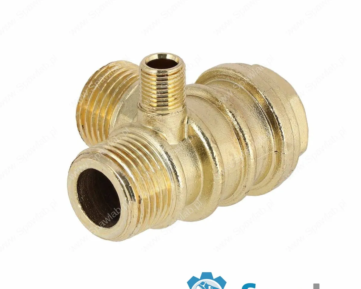 Airpress Zawór zwrotny do kompresora pionowego 1/2" x 1/2" x 1/8" (do modeli 50l), zdjęcie 2