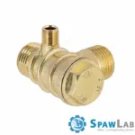 Airpress Zawór zwrotny do kompresora pionowego 1/2" x 1/2" x 1/8" (do modeli 50l), zdjęcie 3