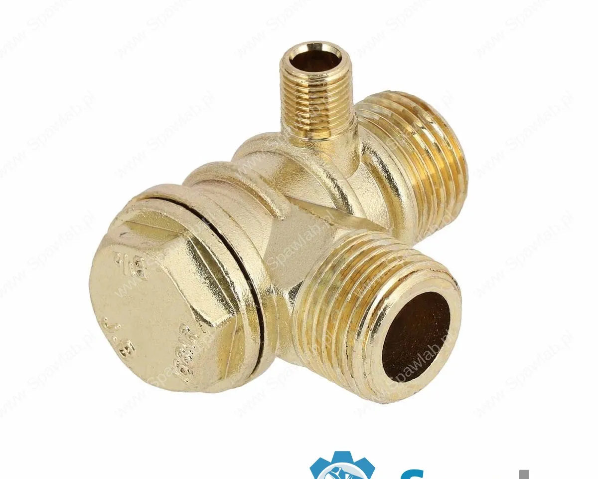 Airpress Zawór zwrotny do kompresora pionowego 1/2" x 1/2" x 1/8" (do modeli 50l), zdjęcie 4