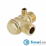 Airpress Zawór zwrotny do kompresora pionowego 1/2" x 1/2" x 1/8" (do modeli 50l), zdjęcie 4