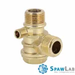 Airpress Zawór zwrotny do kompresora pionowego 1/2" x 1/2" x 1/8" (do modeli 50l), zdjęcie 5